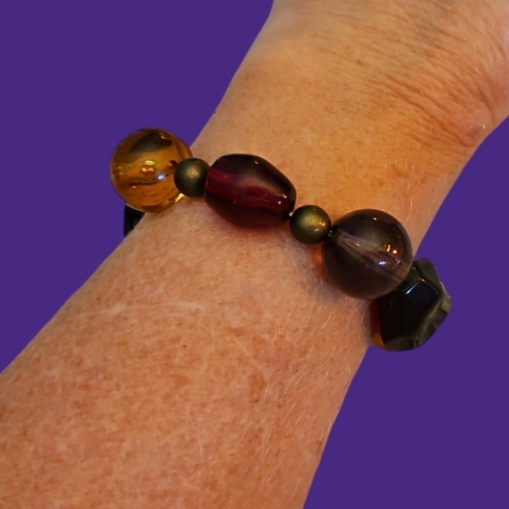 3/$30 Acrylic Beaded Stretch Bracelet